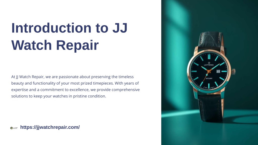 introduction to jj watch repair l.w