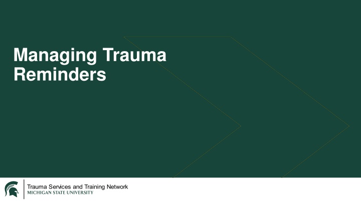 Managing Trauma Reminders in Training
