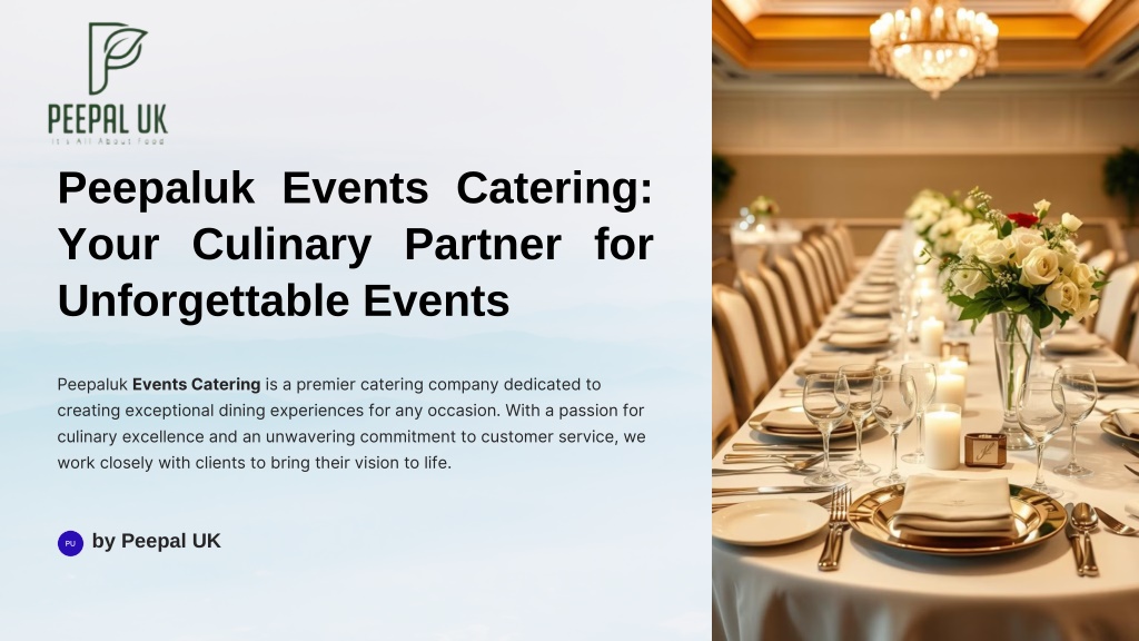 peepaluk events catering your culinary partner l.w