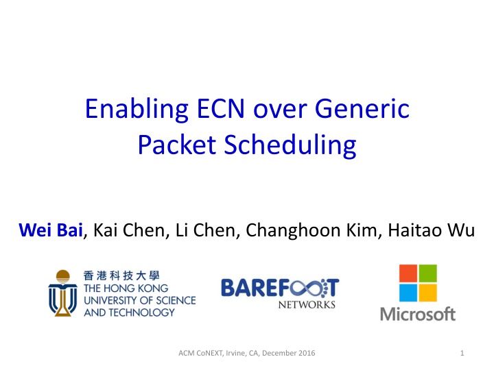 Enhancing Data Center Network Performance through Packet Scheduling and ECN