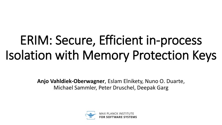 In-Process Isolation with Memory Protection Keys