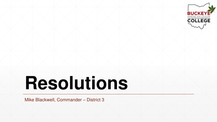 Importance of Resolutions in Organizational Decision-Making