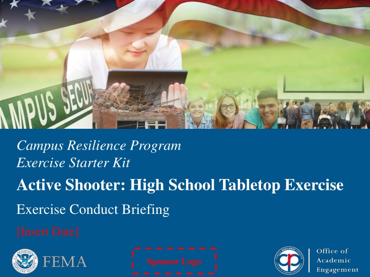 High School Tabletop Exercise Briefing for Active Shooter Situation