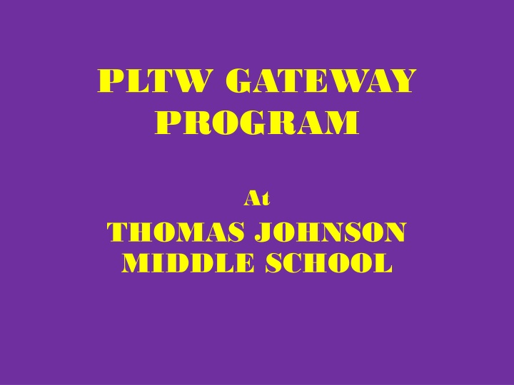 Innovative Approach to STEM Education at Thomas Johnson Middle School