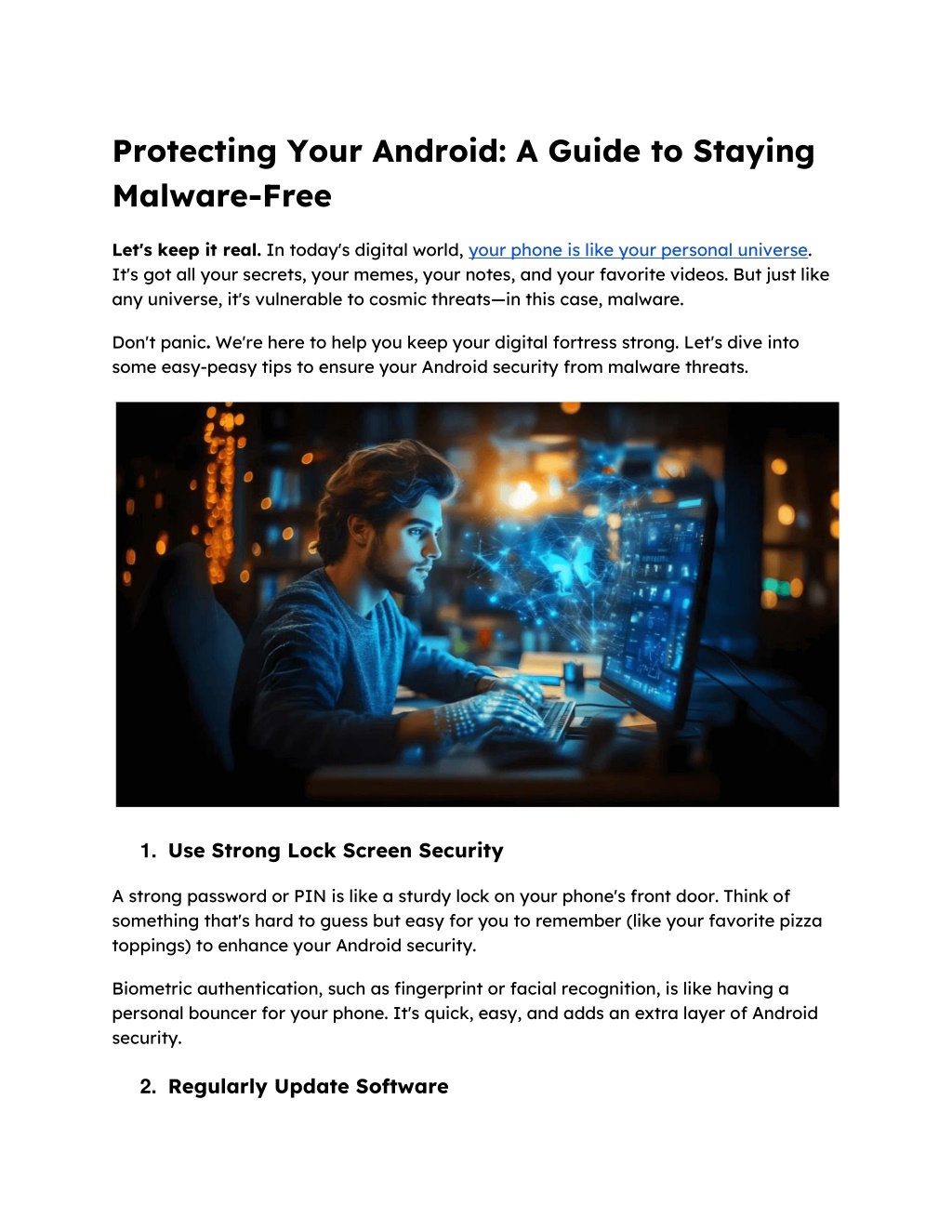 protecting your android a guide to staying l.w