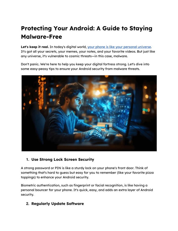 protecting your android a guide to staying n.w