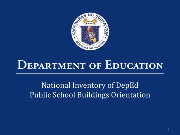 Enhancing Inventory Management for DepEd Public School Buildings