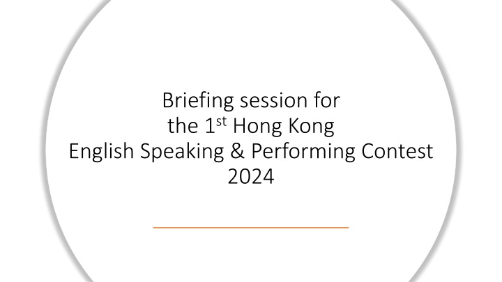 Exciting Details of 1st Hong Kong English Speaking & Performing Contest 2024