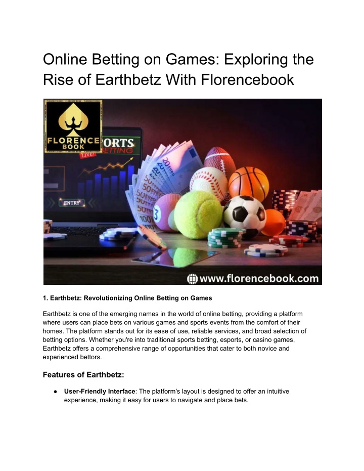 online betting on games exploring the rise n.w