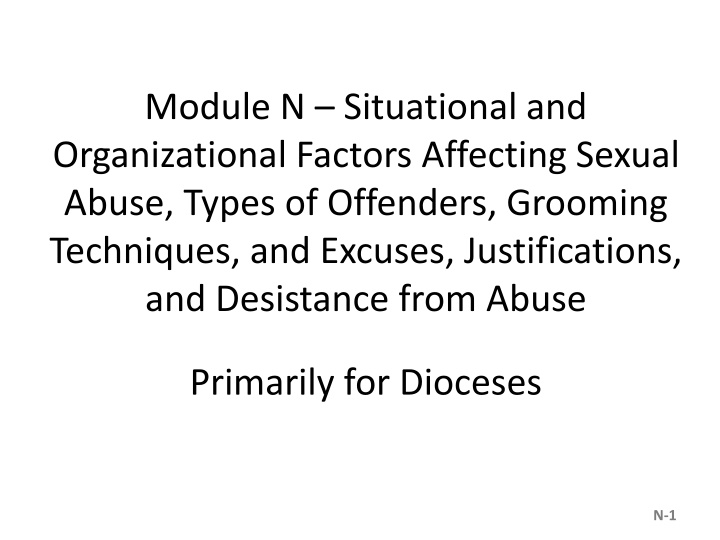 Sexual Abuse of Minors by Catholic Priests