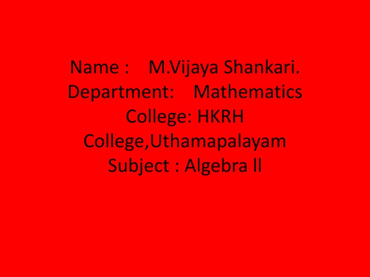Algebraic Homomorphisms and Singular Transformations in Mathematics