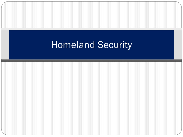 Homeland Security in the United States