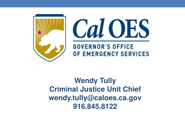 VOCA Victim Assistance Program Overview