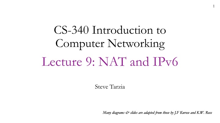 NAT and IPv6 in Computer Networking