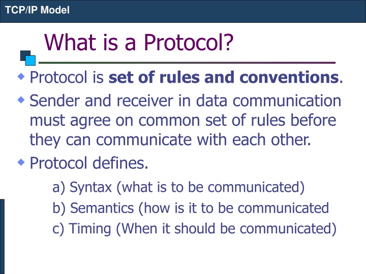TCP/IP Protocol Suite