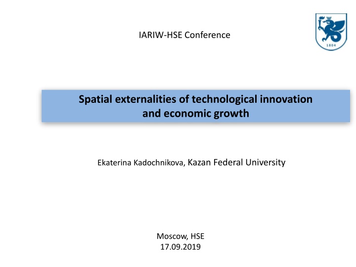 Spatial Externalities of Technological Innovation and Economic Growth: Empirical Study