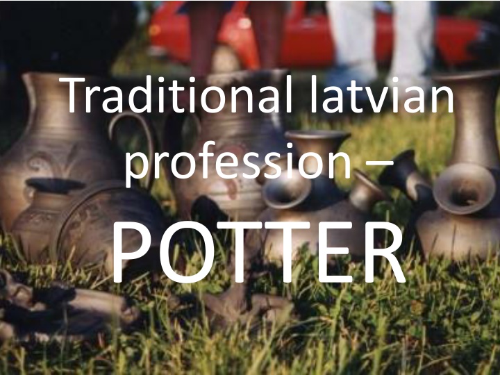 Evolution of Latvian Pottery: From Tradition to Innovation