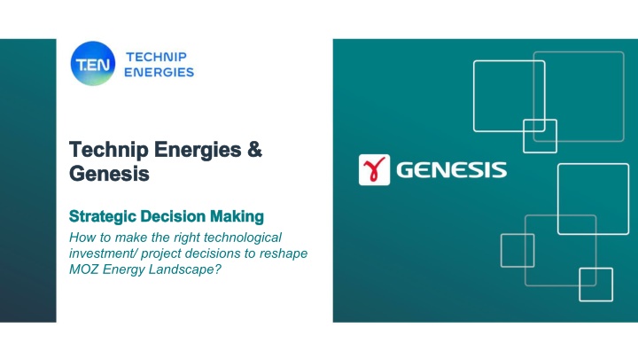 Strategic Technology Investment Decisions for Mozambique Energy Landscape