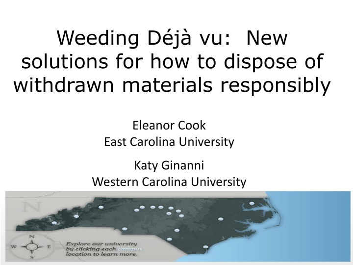 Responsible Disposal Solutions for Withdrawn Materials