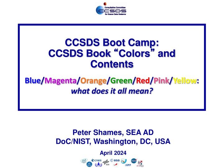 CCSDS Book Colors and Contents for Effective Standardization