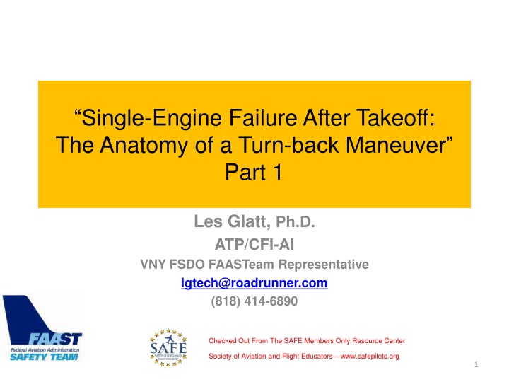 The Importance of the Turn-back Maneuver in Aviation