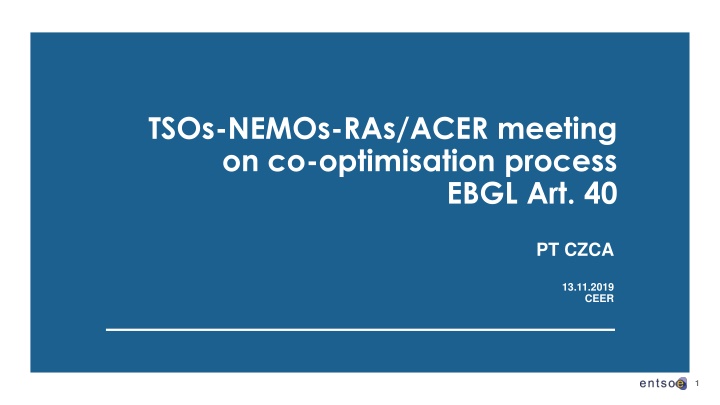 Co-optimisation Process for Cross-Zonal Capacity Allocation