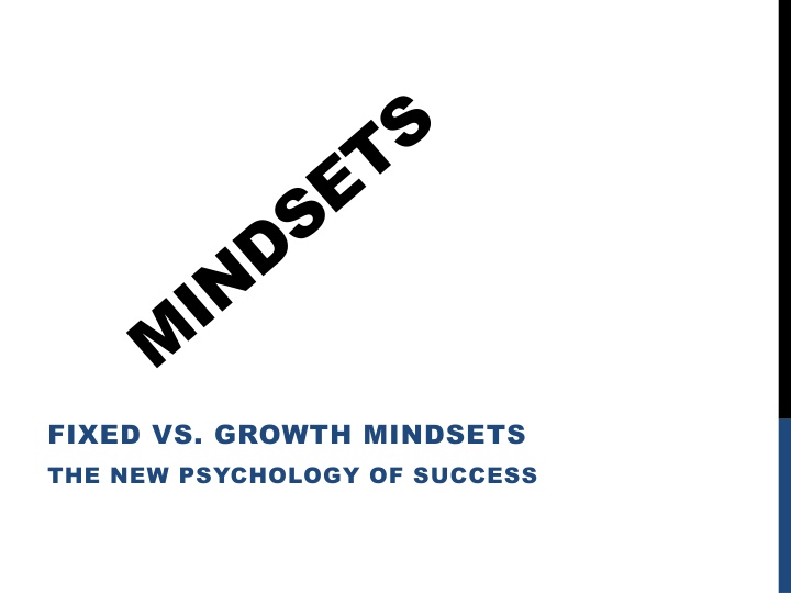 The Power of Mindsets in Success
