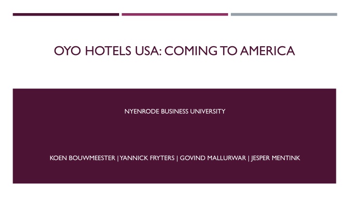 Leveraging Strengths to Dominate the USA Hospitality Industry