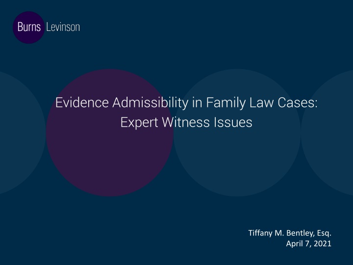 Expert Witness Issues in Family Law Cases