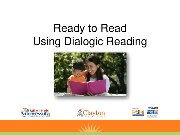 Dialogic Reading for Early Childhood Literacy