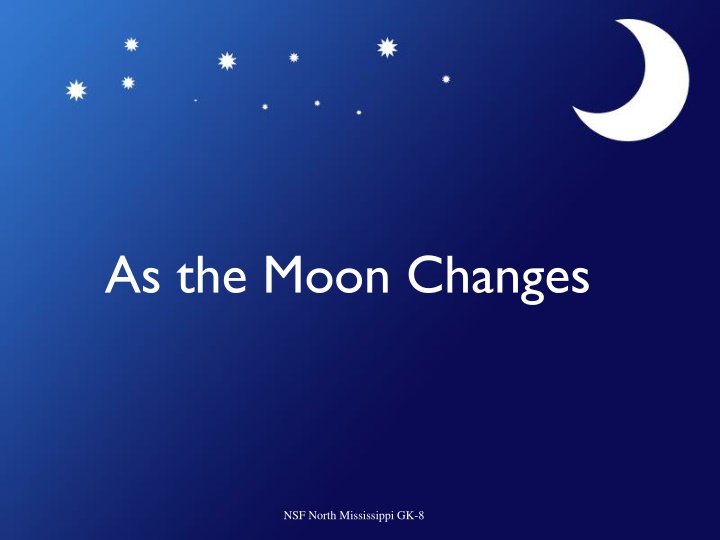 The Phases of the Moon