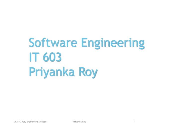 Software Engineering Principles and Process Models