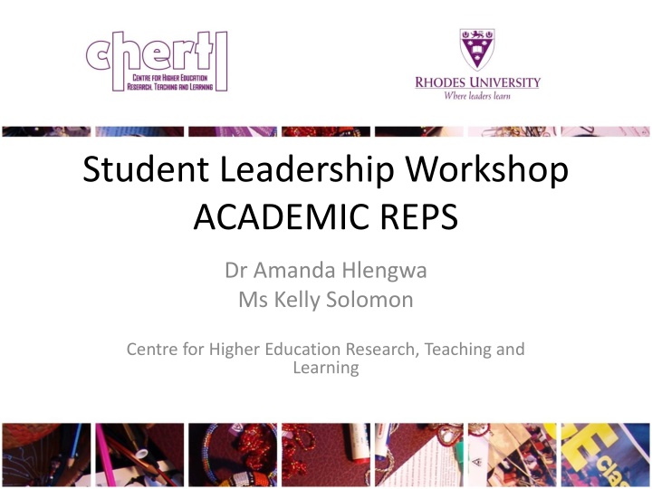 Academic Reps Responsibilities in Student Leadership Workshop