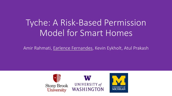 Risk-Based Permission Model for Smart Homes