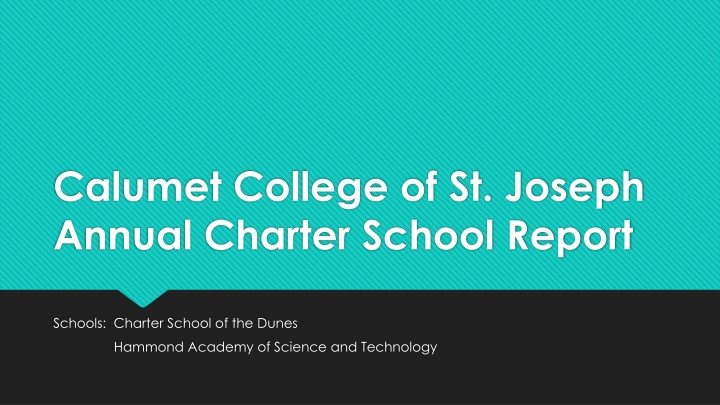 Charter School of the Dunes 2015-2016 Report