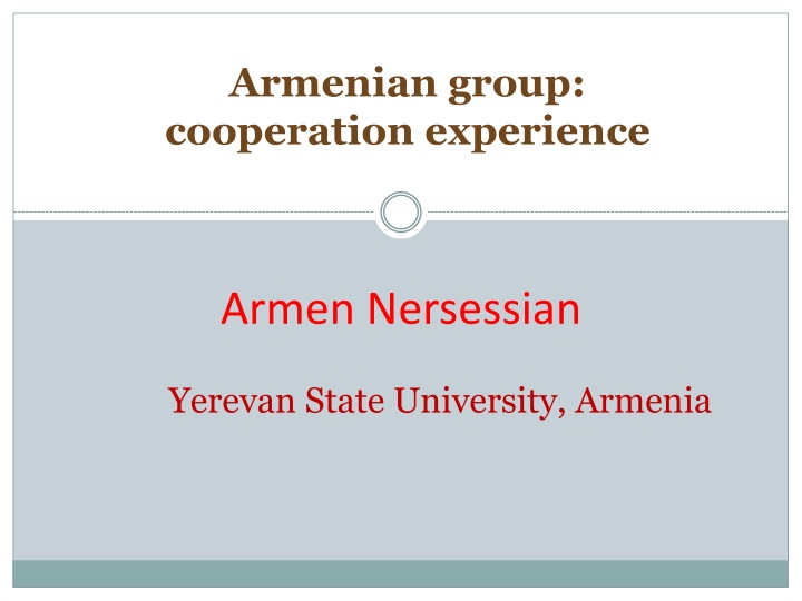 Challenges Faced by Theoretical Physics in Armenia