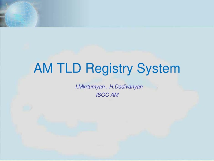 Internet Society Armenia's Role in Managing and Enhancing Armenia's DNS Infrastructure