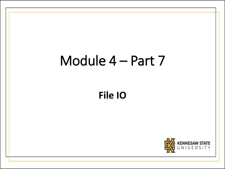 File Input/Output in Python Programming
