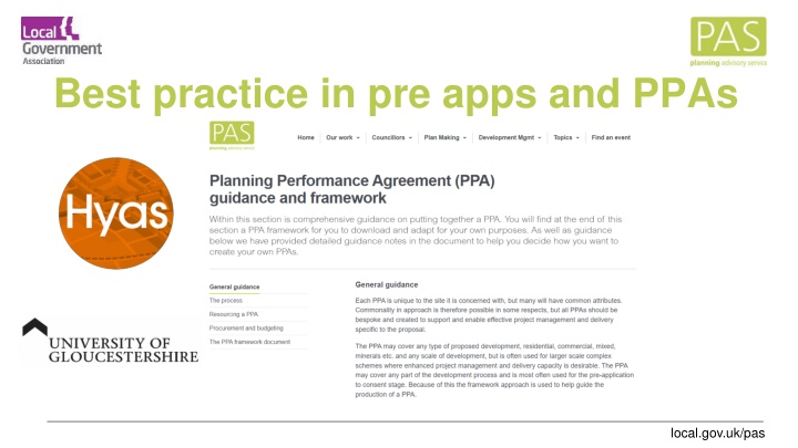 Planning Performance Agreements (PPAs) in Local Government