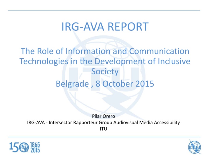 Role of Information & Communication Technologies in Inclusive Society Development