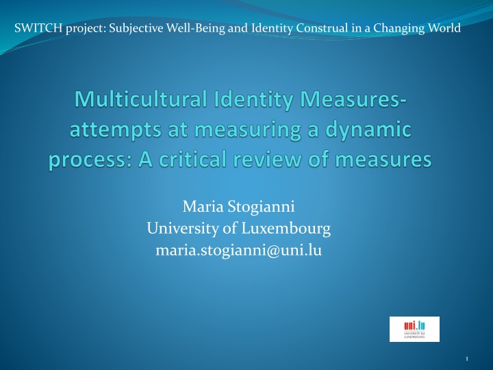 Ethnic Identity Development in a Changing World