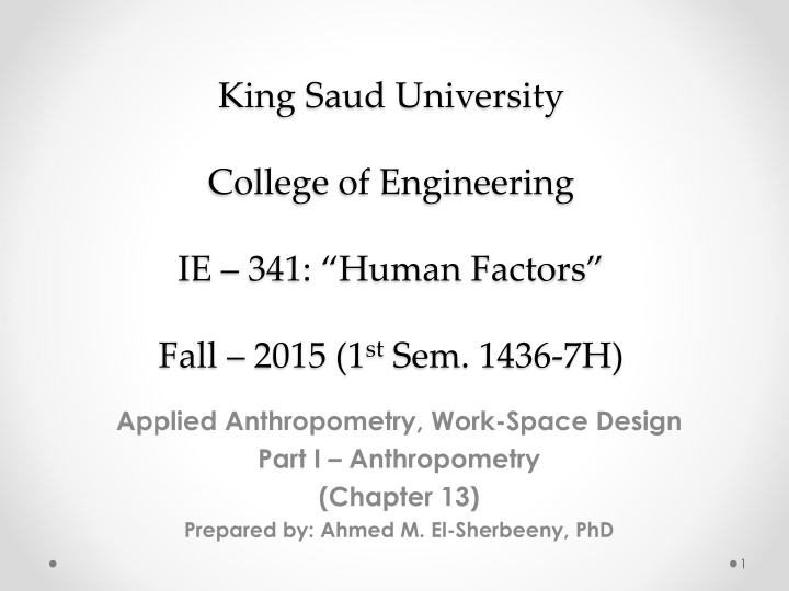 Human Physical Variation through Anthropometry and Design Principles