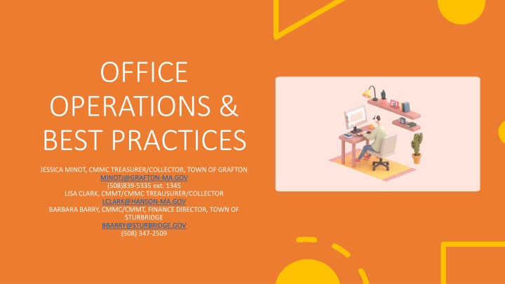 Office Operations Best Practices for Treasury and Collector Offices