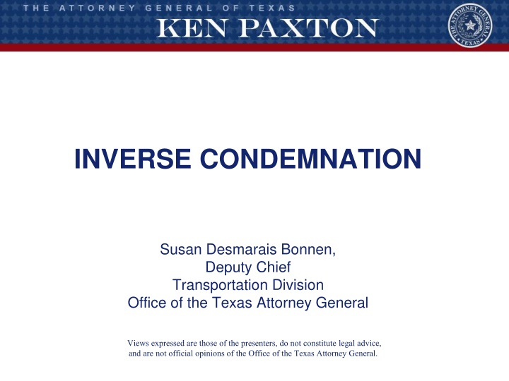 Inverse Condemnation: Legal Aspects and Case Studies