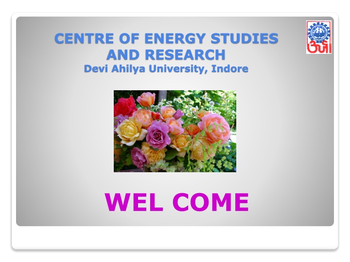 Centre of Energy Studies and Research at Devi Ahilya University, Indore