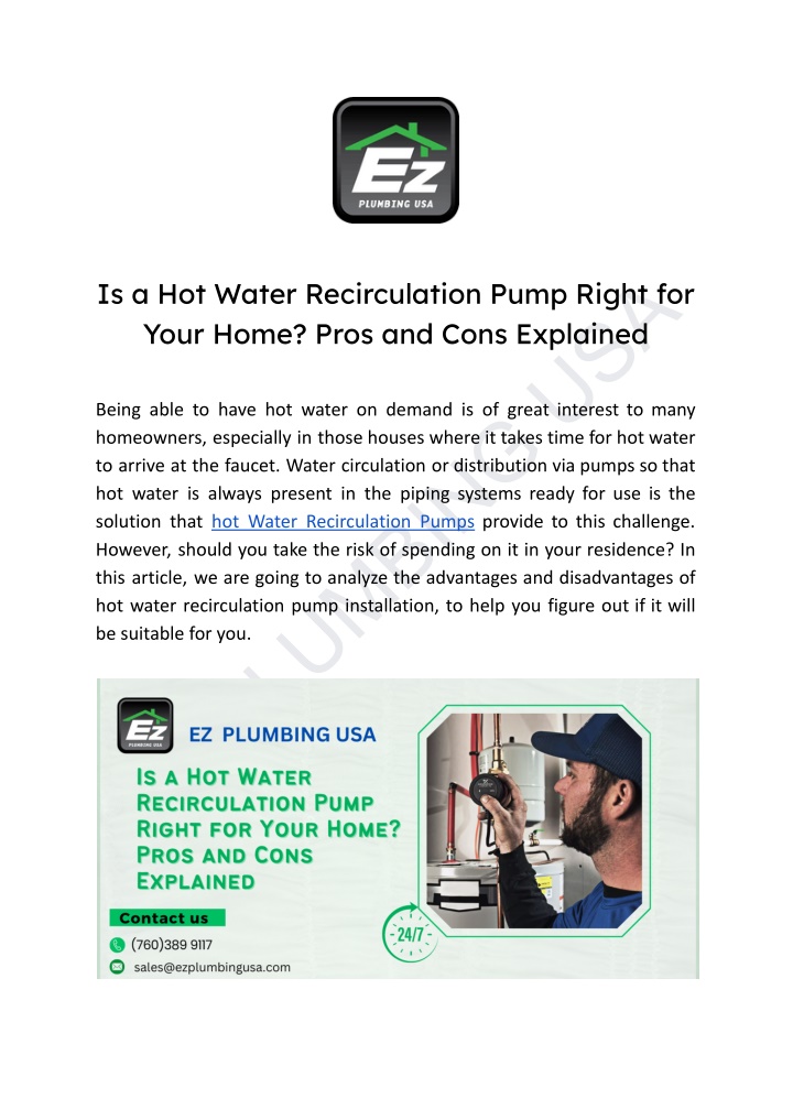 ez plumbing usa n.w