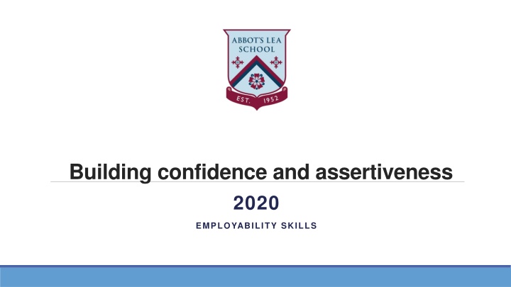 Enhancing Confidence and Assertiveness in Employability Skills