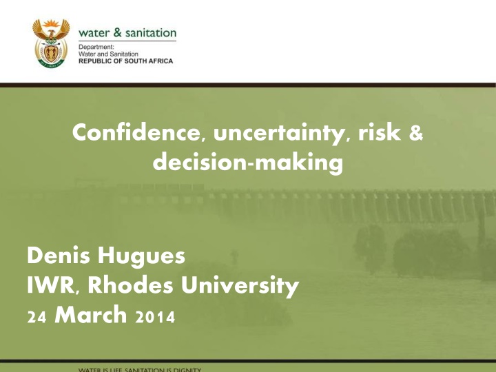 Confidence, Uncertainty, Risk, and Decision-Making in Engineering Design