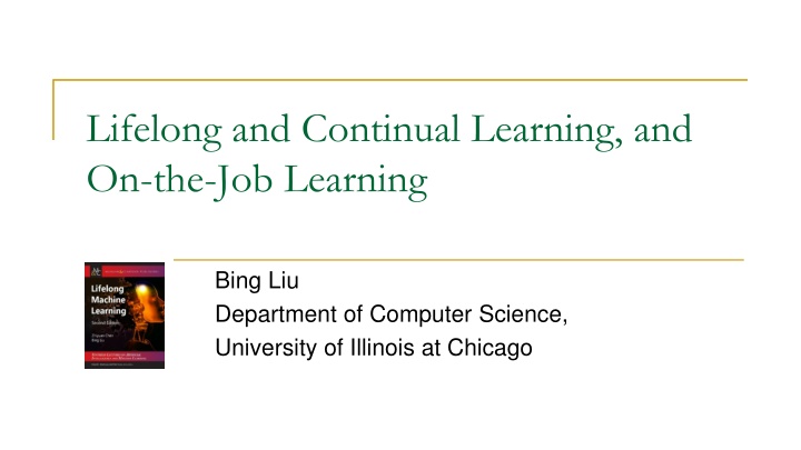 Lifelong and Continual Learning in Machine Learning
