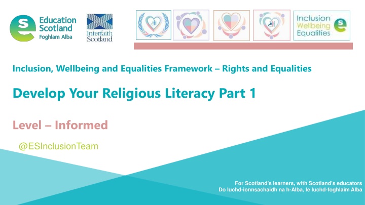 Developing Religious Literacy for Educators in Scotland